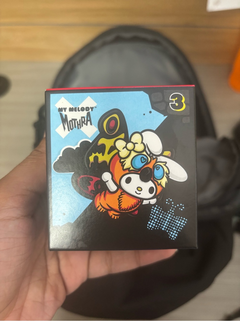 My Melody Mothra Colectible- Black & Blue (NIB)